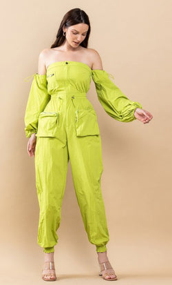 Sexy jumpsuit cargo