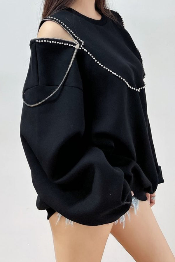 Long Sleeve Oversized Sweatshirt