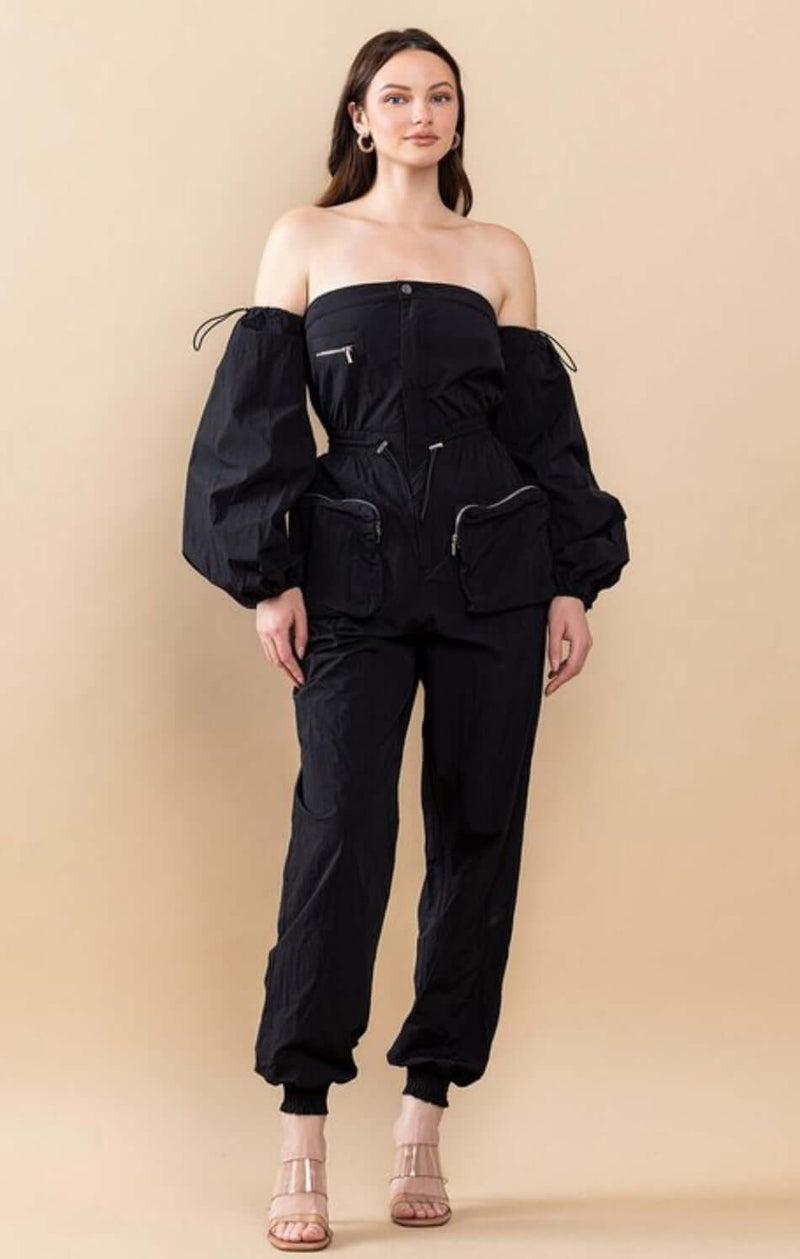 Sexy jumpsuit cargo