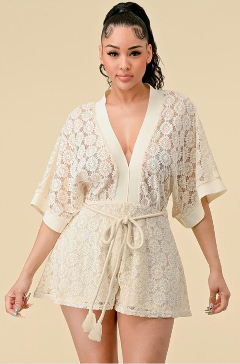 Chic Crochet Romper – Comfortable and Trendy - Stile boutique