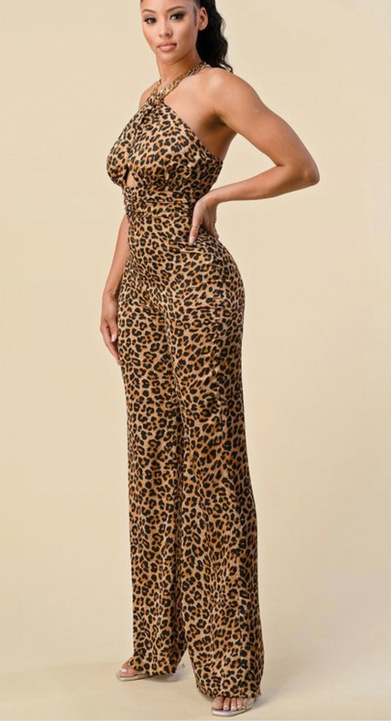 Jumpsuit leopard