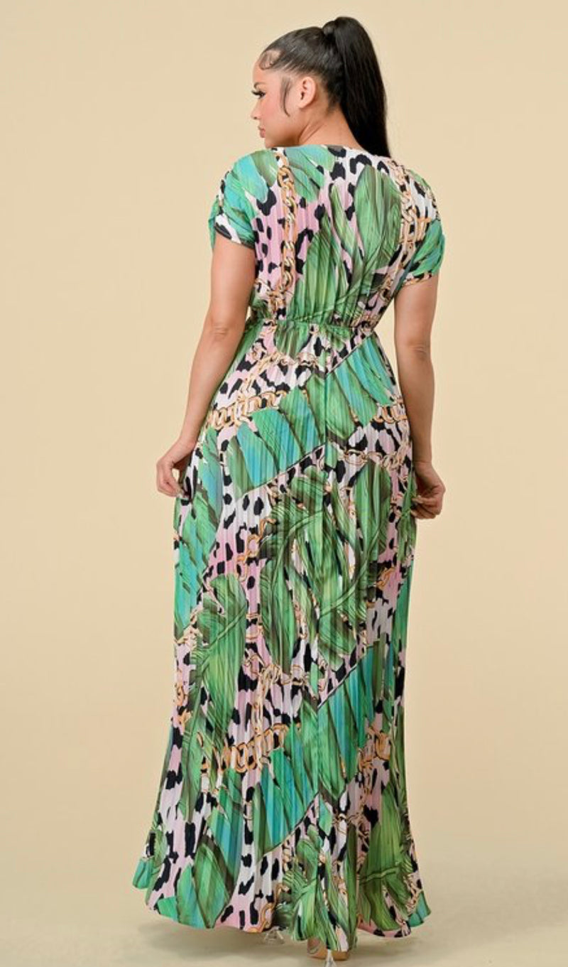 PRINT MAXI DRESS